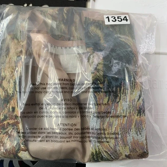 Partners II Vintage 90s Dog Tapestry Vest Multicolor Cotton Blend Size 1X - Picture 9 of 9